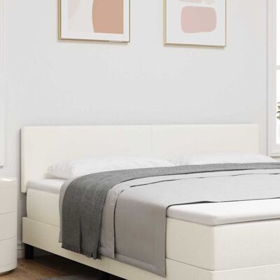 Vidaxl - Headboard 180 cm Simple Design Cream Velvet Fabric - Headboard Vidaxl - Headboard 180 cm Simple Design Cream Velvet Fabric - Headboard