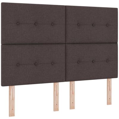 Vidaxl - Headboard with Buttons Upholstery Dark Brown 160 cm - Headboard Vidaxl - Headboard with Buttons Upholstery Dark Brown 160 cm - Headboard