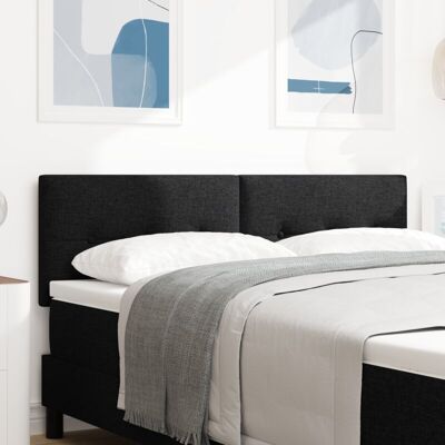 vidaXL Black Upholstered 72 cm Wall Bed Headboard - Bed Headboard vidaXL Black Upholstered 72 cm Wall Bed Headboard - Bed Headboard