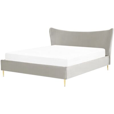 Beliani Chaleix Super King Velvet Bed - Modern Glam Style Beliani Chaleix Super King Velvet Bed - Modern Glam Style