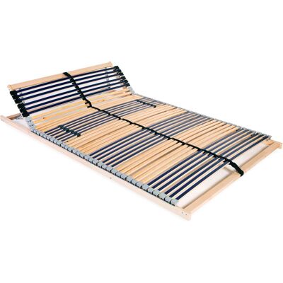 Vidaxl - Slatted Bed Base Without Mattress With 42 Slats 7 Zones 140x200 Cm Vidaxl - Slatted Bed Base Without Mattress With 42 Slats 7 Zones 140x200 Cm