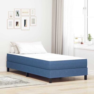 Vidaxl - Blue and White Foam Mattress 90x190cm - Mattress Vidaxl - Blue and White Foam Mattress 90x190cm - Mattress