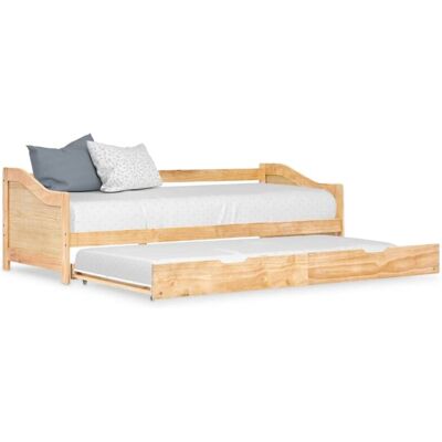 Pull-out Sofa Bed Frame without Mattress Pinewood 90x200 cm Vidaxl Pull-out Sofa Bed Frame without Mattress Pinewood 90x200 cm Vidaxl