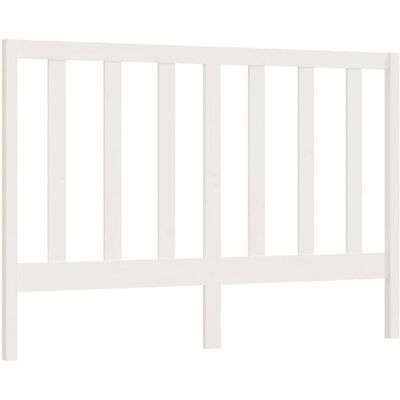 vidaXL Model White Bed Headboard 126x4x100 cm - Bed Headboard vidaXL Model White Bed Headboard 126x4x100 cm - Bed Headboard