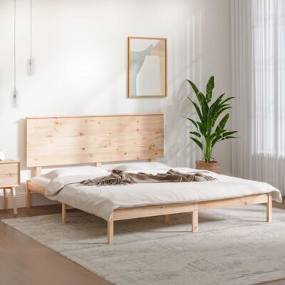 vidaXL Solid Wood Pine Bed Frame - Bed Type vidaXL Solid Wood Pine Bed Frame - Bed Type