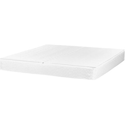 Beliani Waterbed Mattress Cover White Cotton Super King Size - Waterbed Mattress Beliani Waterbed Mattress Cover White Cotton Super King Size - Waterbed Mattress