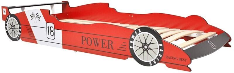 Children's Race Car Bed 90x200 cm Red Vidaxl