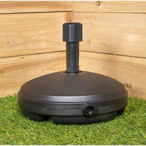 WARD 7Kg / 7 Litre Capacity Water Filled Garden Parasol / Umbrella Base in Black