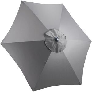 Christow - Replacement Parasol Canopy - 2m - Grey - Grey