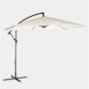 VONHAUS Banana Parasol 3M – Cantilever Hanging Parasol Umbrella for Outdoor, Garden, Patio – Sun Shade Canopy with Hand Crank, Tilt & Rotate Function, UV30+