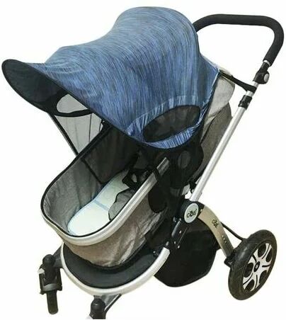 Neige - Stroller Sun Shade Sun Shade Canopy uv Protection Umbrella Canopy (Blue Upgrade)