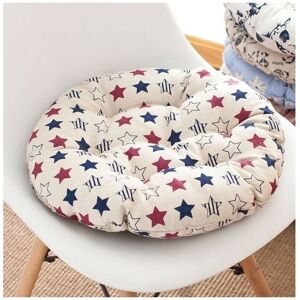 Langray - 15.8x15.8 inch round seat cushion, indoor outdoor sofa chair cushion cushion, circle of stars