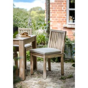 Garden Trading - 2 x Porthallow Wooden Dining Chairs Indoor Outdoor Patio Acacia