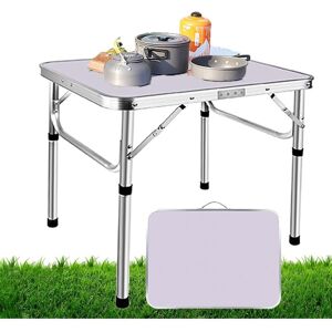 Briefness - 2ft Folding Camping Table, Portable Foldable Picnic Tables for Outdoor Indoor Garden, Balcony Market Kitchen Work Table