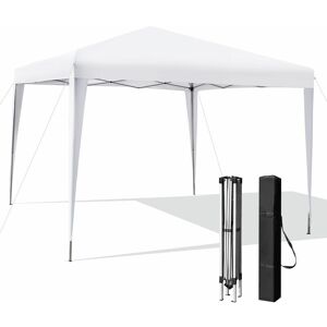 COSTWAY 3m x 3m Pop up Gazebo Tent Instant Setup Canopy Height Adjustable Sun Shelter