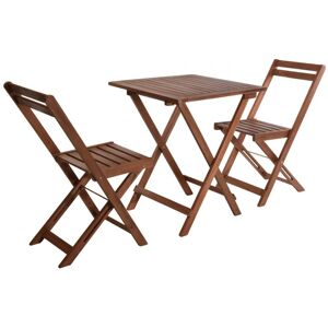 URBN-GARDEN 3pc Wooden Outdoor Lounge Set [948950]