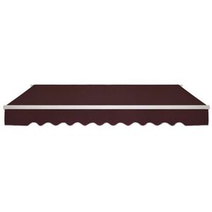 FAMIHOLLD 3x2.5 m Retractable Awning Red Wine - Red Wine - Red Wine