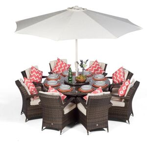 MODERN FURNITURE DIRECT Arizona round 8 seater dining set