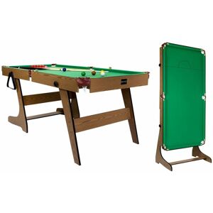 Charles Bentley - 6ft Premium Pub Style Snooker & Pool Games Table - Green