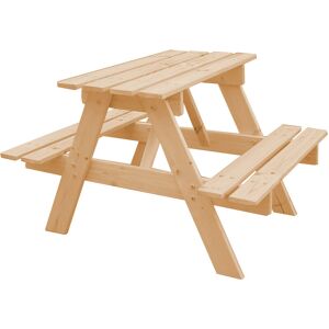 Children small picnic table - outdoor and indoor use - H50 x 81 x 60 cm Timbela M012-1