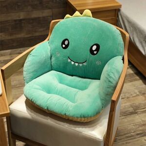 Chair Cushion with Backrest Non-Slip Seat Cushion Outdoor Garden Chair Cushion Indoor Office Chair - Dinosaur Ver - Denuotop