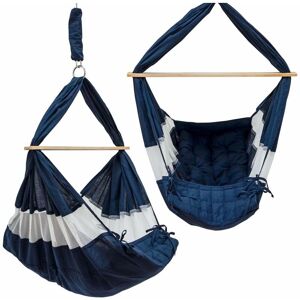 Dunedesign - Baby Hammock 70x36x94cm newborn swing chair suspended cradle bed Blue - blau