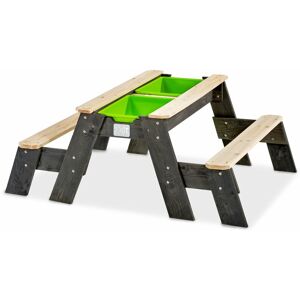 EXIT TOYS EXIT Aksent sand & water and picnic table (2 benches) - Grey