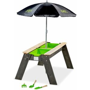 EXIT TOYS EXIT Aksent sand & water table with parasol and gardening tools - Grey