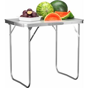 BRIEFNESS Folding Table Picnic Party Foldable Aluminium Camping Table Portable Indoor Outdoor Dining Camp Tables Utility bbq