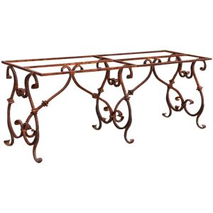 BISCOTTINI Full iron made W200xDP70xH74 cm sized table base