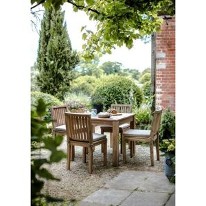 Porthallow Square Dining 4 Seater Table Only Wooden Acacia - Garden Trading