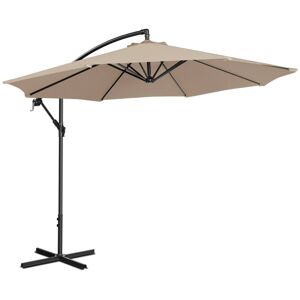 UNIPRODO Garden umbrella round ø 300 cm tiltable bar upf 50+