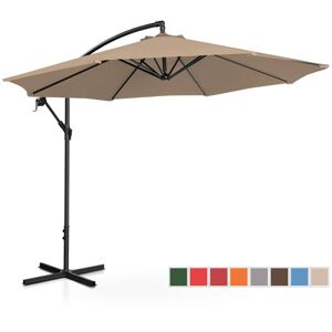 UNIPRODO Garden umbrella round ø 300 cm tiltable bar upf 50+
