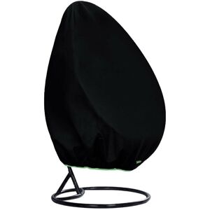 Gardenista - outdoor Hanging Egg Chair Cover with Buckle Straps & Air Vent Flow for Garden, Durable and uv Protection Wicker Egg Swing Chair Covers