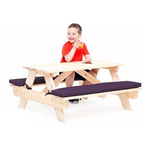 Gardenista - Kids Picnic Bench Cushion for Garden, Water Resistant 2 Sided Bench Pads, 2 Piece Garden Wooden Bench Seat Pads for Outdoor Dining,