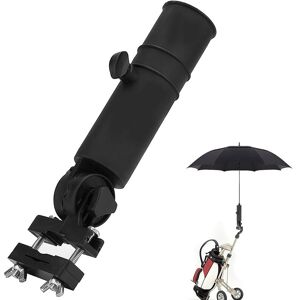 AOUGO Golf Cart Umbrella Holder Universal Golf Cart Umbrella Holder Stand Black