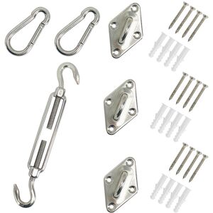 304 Stainless Steel Sun Shade Sail Fixing Kit for Triangle Shade Sails Fixing Hardware Accessories Kit - Greenbay
