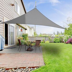 Sun Shade Sail Garden Patio Party Sunscreen Awning Canopy 98% uv Block Triangle Anthracite 2x2x2m - Greenbay