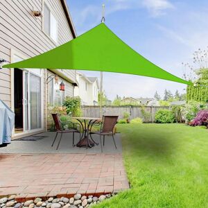 Sun Shade Sail Garden Patio Party Sunscreen Awning Canopy 98% uv Block Triangle Light Green 2x2x2m - Greenbay