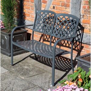 CHESHIRE GARDEN FURNITURE Grey Aluminium Bench