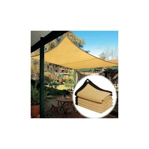 Rectangular Shade Sail,90% uv Resistant Sun Shade Breathable Mesh Sun Protection for Garden Patio Camping Balcony Awning (2x3m) - Groofoo