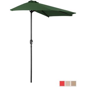 UNIPRODO Half Parasol Balcony Parasol half round pentagonal 270 x 135 cm upf 50+