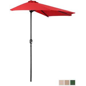 UNIPRODO Half Parasol Balcony Parasol half round pentagonal 270 x 135 cm upf 50+