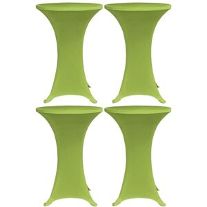 Hommoo - Stretch Table Cover 4 pcs 70 cm Green