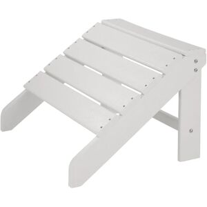 Tectake - Footstool - desk footrest, footrest under desk, office footrest - white/white - white/white