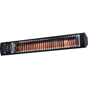 Patio Heater 2800W Mountable Outdoor Fitting With pir Sensor - Black - Litecraft