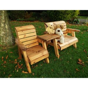 Little Fellas Wooden Garden Companion Seat & Bench Straight Chair - Charles Taylor