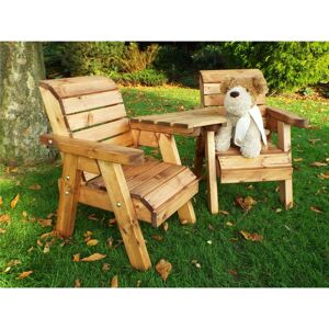 Little Fellas Wooden Garden Companion Seat Angled Chair Set Kids - Charles Taylor