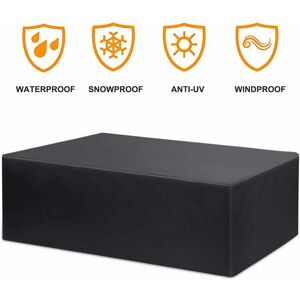 Groofoo - Outdoor Furniture Protective Cover - Waterproof Garden Table Cover - Breathable Protective Cover for Outdoor Furniture - Garden Tables and