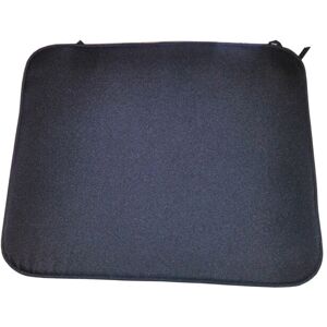 Buttercup Cushions - Luxury Piped Waterproof Seat Pads - Single Black Cushion - Outdoor Cushion for Garden Furniture